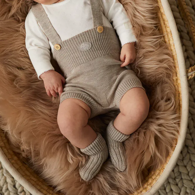 Hovedbilde Lillelam Tøfler Baby Natur, Lys Beige