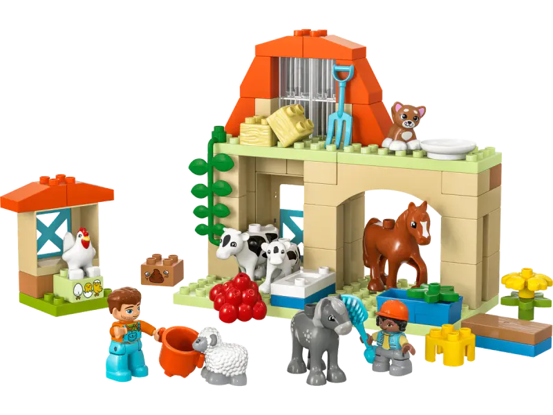 10416 Dyrestell på gården