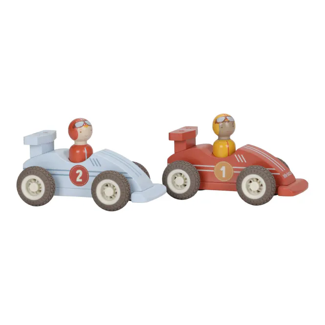 Hovedbilde Racerbil med Trefigur, 2pk.