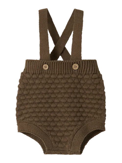 Hovedbilde Nobir Loose Knit Bloomers, Teak - Lil´Atelier