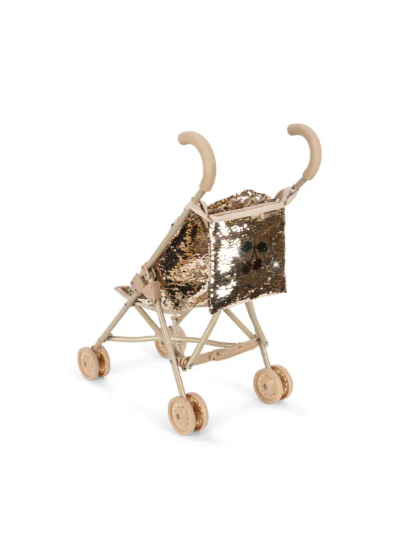 Dukkevogn Stroller - Sparkly Cherry