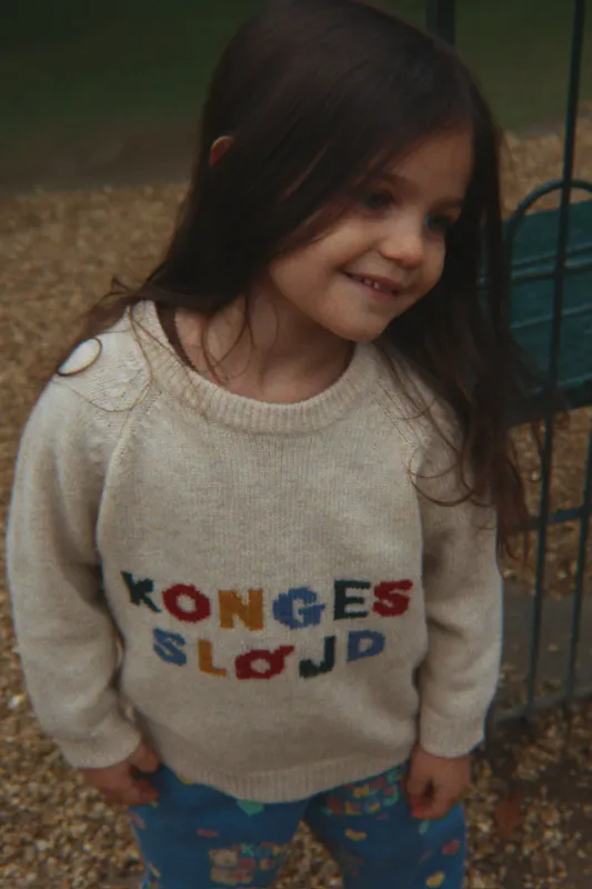 BILLI KNIT SWEATER, Off White - Konges Sløjd