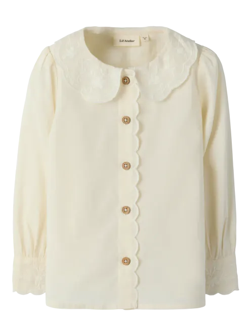 Hovedbilde Fola LS Loose Shirt, Turtledove - Lil´Atelier