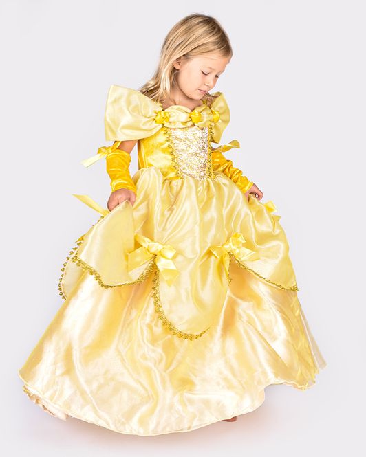 Hovedbilde Prinsesse Kjole Gul
