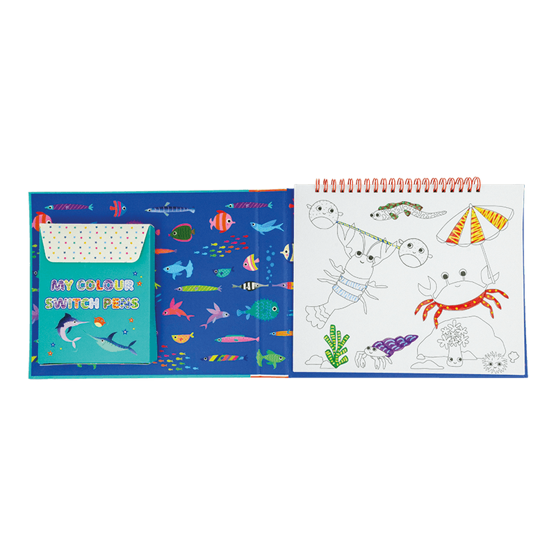 Magisk Fargeleggingsbok, Ocean - Floss & Rock