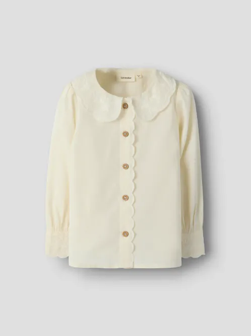 Hovedbilde Fola LS Loose Shirt, Turtledove - Lil´Atelier