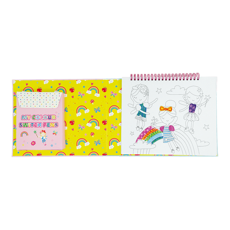 Magisk Fargeleggingsbok, Rainbow Fairy - Floss & Rock